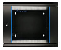 Extralink Szafka wisząca rack 6U 600x600 czarna dwusekcyjna EX.12929 - 1323213 - zdjęcie 4